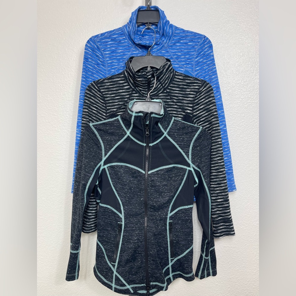 Zella Women’s Size XS Full Zip Long Sleep Workout Jackets Lot of 3